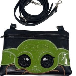 Baby Yoda Grogu Small Zipper Pouch Star Wars Mandalorian Cosmetic Travel Storage